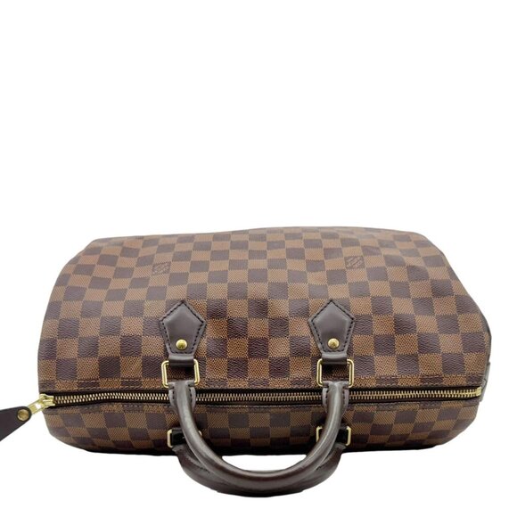 Louis Vuitton  Speedy 30 Damier Ebene Satchel Bag Brown - Picture 5 of 16